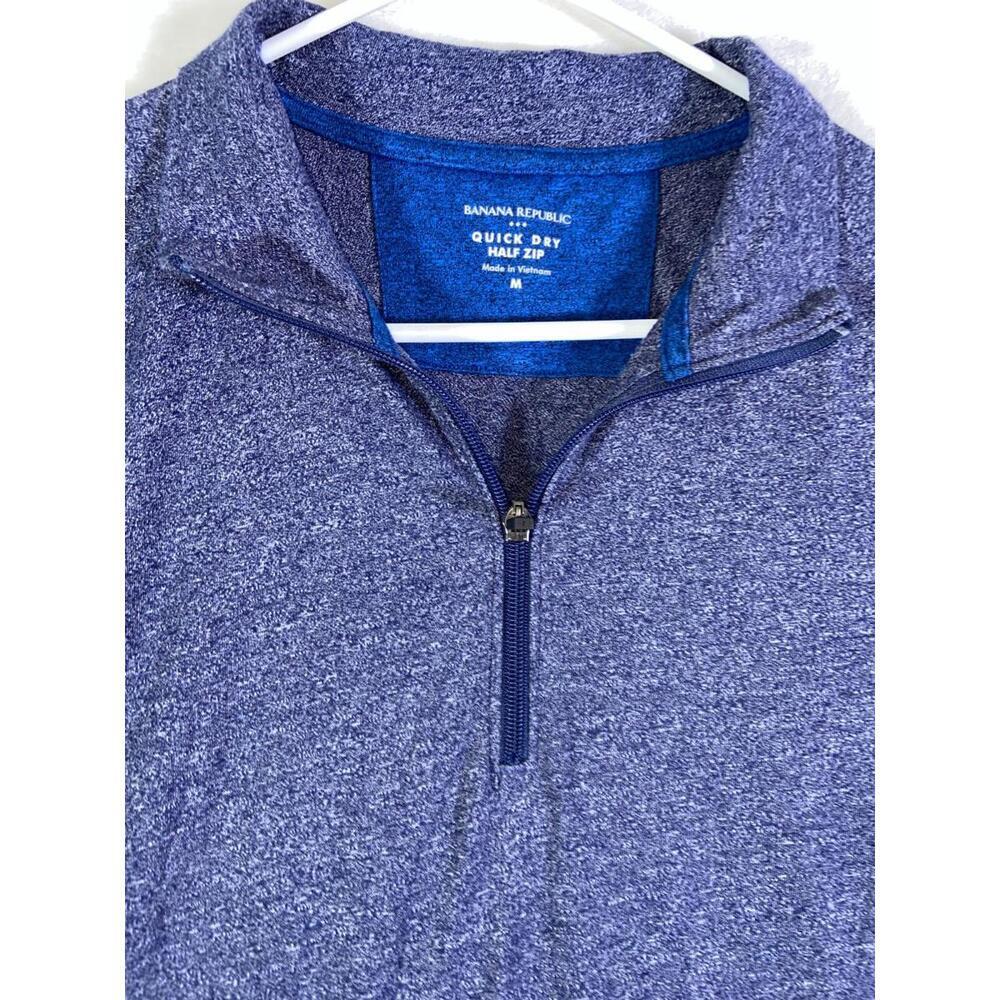 Banana Republic Quick Dry Half Zip Pullover Mens Size Medium